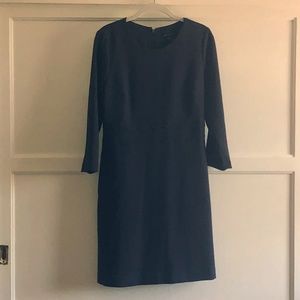 Banana Republic Double Face Scalloped Waist Dress